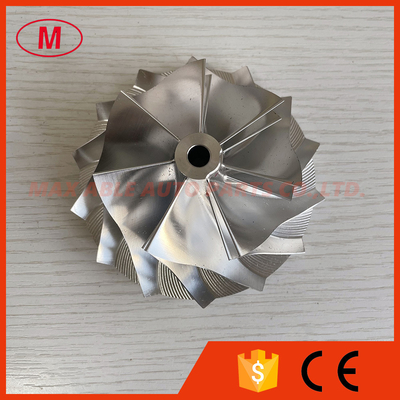 HX50 3593686 7+7 blades 77.00/105.00mm high performance turbo milling/aluminum 2618/billet compressor wheel for 4044319