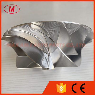 HX50 3593686 7+7 blades 77.00/105.00mm high performance turbo milling/aluminum 2618/billet compressor wheel for 4044319