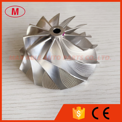 GTX3582 58.00/76.13mm 11+0 blades performance turbo Milling/aluminum 2618/billet compressor wheel for 803713-0001