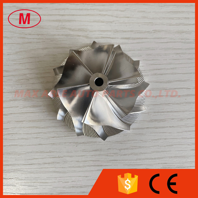 RHF5 51.00/67.00mm 6+6 blades turbo Turbocharger milling/aluminum 2618/billet compressor wheel bore :5.10mm