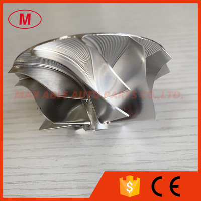 RHF5 51.00/67.00mm 6+6 blades turbo Turbocharger milling/aluminum 2618/billet compressor wheel bore :5.10mm