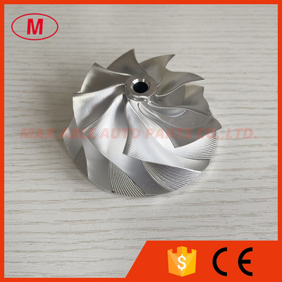 TD05 forward 61.75/76.60mm 9+0 blades point milling snake curve milling/aluminum 2618/billet compressor wheel