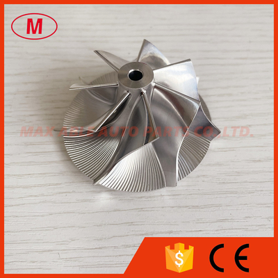 CT01 reverse 47.50/63.00mm 7+0 blades turbo milling/aluminum 2618/billet compressor wheel