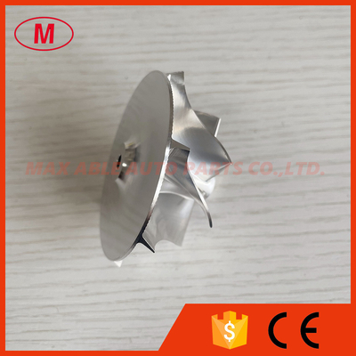 CT01 reverse 47.50/63.00mm 7+0 blades turbo milling/aluminum 2618/billet compressor wheel