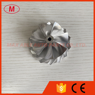 CT01 reverse 54.00/67.00mm 7+7 blades high performance turbo milling/aluminum 2618/billet compressor wheel