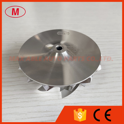 CT01 reverse 54.00/67.00mm 7+7 blades high performance turbo milling/aluminum 2618/billet compressor wheel