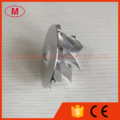 CT01 reverse 54.00/67.00mm 7+7 blades high performance turbo milling/aluminum 2618/billet compressor wheel