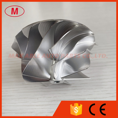 CT01 reverse 54.00/67.00mm 7+7 blades high performance turbo milling/aluminum 2618/billet compressor wheel