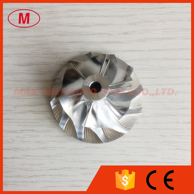 GT15-25 6+6 blades 702489-0009/6/2 34.62/49.00mm turbo milling/aluminum 2618/billet compressor wheel for 717858/750718
