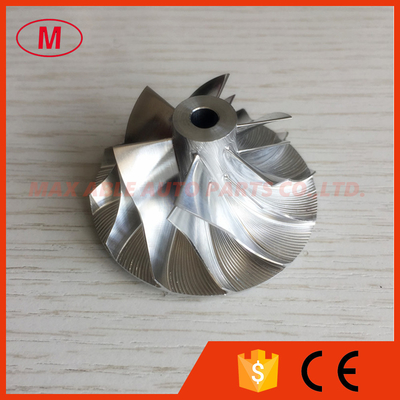 GT15-25 6+6 blades 702489-0009/6/2 34.62/49.00mm turbo milling/aluminum 2618/billet compressor wheel for 717858/750718
