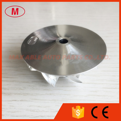 GT15-25 6+6 blades 702489-0009/6/2 34.62/49.00mm turbo milling/aluminum 2618/billet compressor wheel for 717858/750718