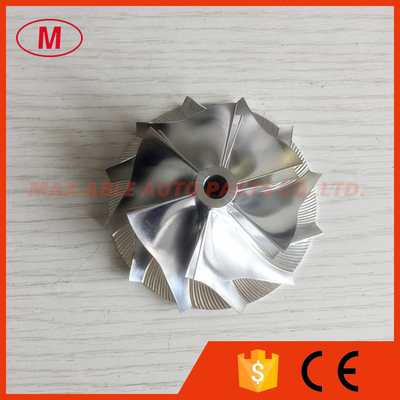 CT26 6+6 blades 17291-54060 50.39/68.01mm high performance turbo billet/milling/aluminum 2024 compressor wheel