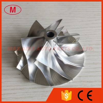 CT26 6+6 blades 17291-54060 50.39/68.01mm high performance turbo billet/milling/aluminum 2024 compressor wheel