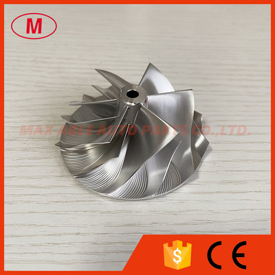 RHF5 reverse 52.56/68.00mm 6+6 blades turbo aluminum 2618/milling/billet compressor wheel