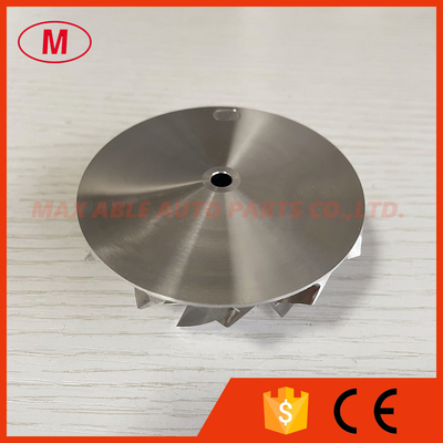 RHF5 reverse 52.56/68.00mm 6+6 blades turbo aluminum 2618/milling/billet compressor wheel