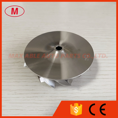 RHF55 52.56/68.01mm 9+0 Blades milling/aluminum 2618/billet compressor wheel collar:10.00mm