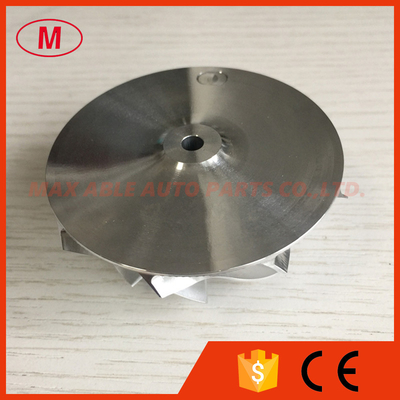 K04 9+0 blades 49.62/61.98mm high performance turbo milling/aluminum 2618/billet compressor wheel