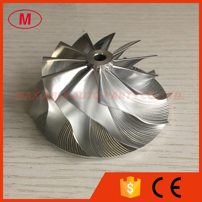 K04 46.39/60.00mm 5306-123-2014 Upgrade 11+0 blades performance billet compressor wheel for 5304-970-0064 upgrade