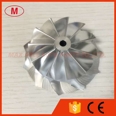 K04 11+0 blades 48.50/61.00mm high performance milling/aluminum 2618/billet compressor wheel