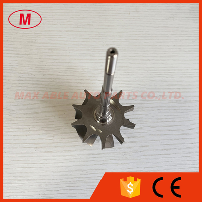 GT3582R 62.35X68mm 5+5 blades ball bearing turbo turbine wheel shaft / turbine shaft&wheel