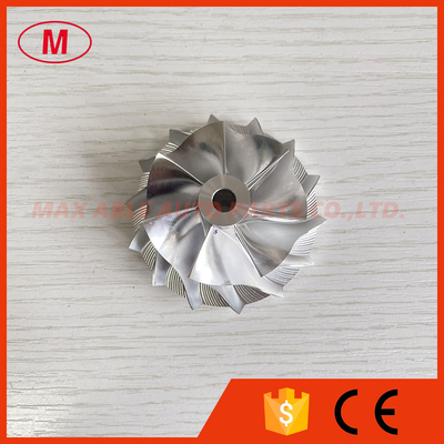 TD05H 16G small 46.48/60.00mm 7+7blades 49178-43300 performance Turbo milling/Aluminum 2618/billet compressor wheel