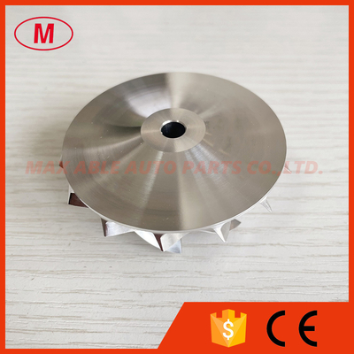TD05H 16G small 46.48/60.00mm 7+7blades 49178-43300 performance Turbo milling/Aluminum 2618/billet compressor wheel