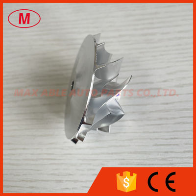 TD05H 16G small 46.48/60.00mm 7+7blades 49178-43300 performance Turbo milling/Aluminum 2618/billet compressor wheel