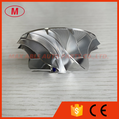TD05H 16G small 46.48/60.00mm 7+7blades 49178-43300 performance Turbo milling/Aluminum 2618/billet compressor wheel