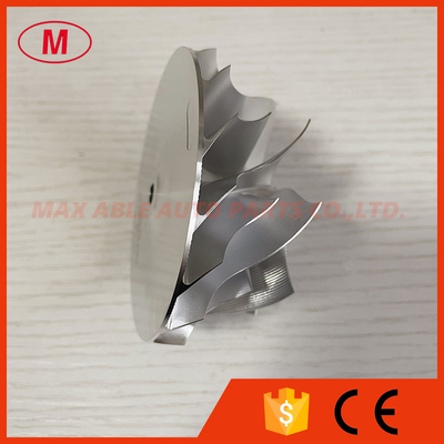 GT35 forward 68.00/85.00mm 8+8 blades Point Milling Snake Curve Turbocharger aluminum 2618/Billet compressor wheel
