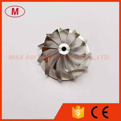 KP35 forward 42.00/56.02mm 11+0 blades turbo milling/aluminum 2618/billet compressor wheel