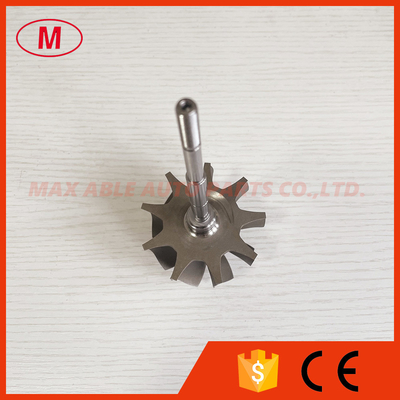 GT3584RS 9 blades 62.35/68.00mm ball bearing turbine shaft/turbo wheel /turbine shaft&wheel