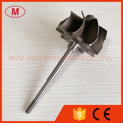 GT3584RS 9 blades 62.35/68.00mm ball bearing turbine shaft/turbo wheel /turbine shaft&wheel