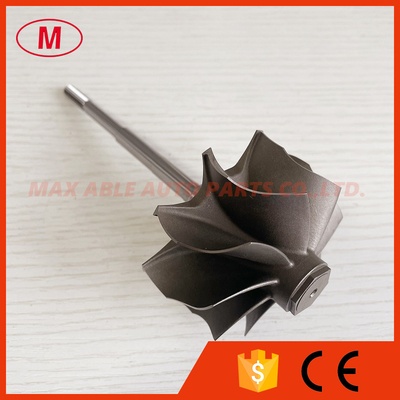 GT3584RS 9 blades 62.35/68.00mm ball bearing turbine shaft/turbo wheel /turbine shaft&wheel