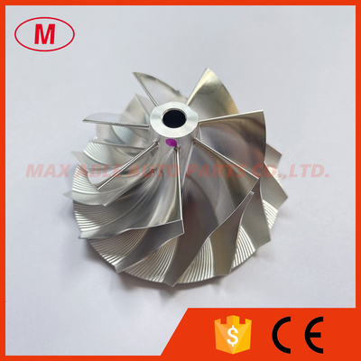 GT28 reverse 51.80/68.01mm 7+7 blades high performance turbo milling/alumimun 2618 /billet compressor wheel