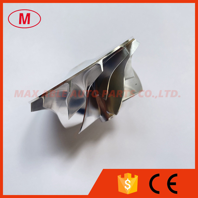 GT28 reverse 51.80/68.01mm 7+7 blades high performance turbo milling/alumimun 2618 /billet compressor wheel