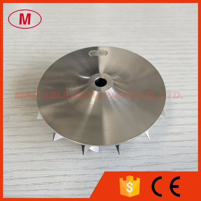TA34 Forward410299-0004 53.56/68.90mm 7+7 blades high performance Turbocharger milling/billet compressor wheel