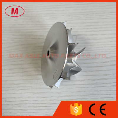 TA34 Forward410299-0004 53.56/68.90mm 7+7 blades high performance Turbocharger milling/billet compressor wheel