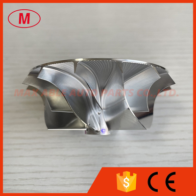 TA34 Forward410299-0004 53.56/68.90mm 7+7 blades high performance Turbocharger milling/billet compressor wheel