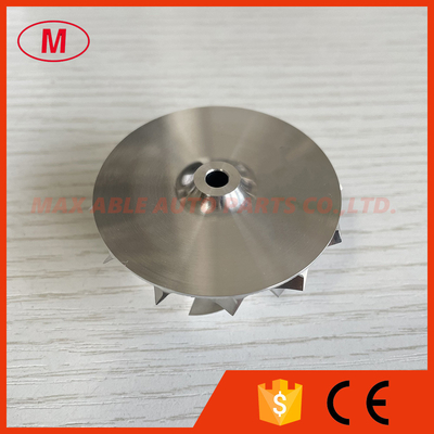 K04 reverse 40.80/51.00mm 6+6 blades high performance turbo milling/aluminum 2618/billet compressor wheel 