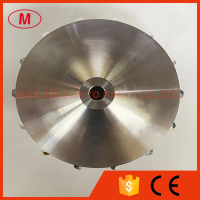 S400 76.00/107.00mm 7+7 blades turbo milling/Aluminum 2618/billet compressor wheel 