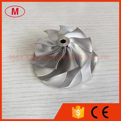 TD04 reverse 54.28/67.40mm 9+0 Blades point milling snake curve turbo aluminum 2618/Milling/billet compressor wheel