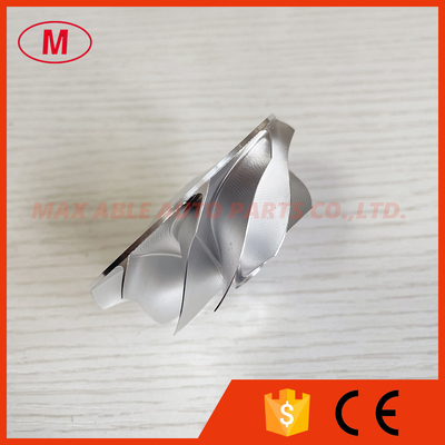 TD04 reverse 54.28/67.40mm 9+0 Blades point milling snake curve turbo aluminum 2618/Milling/billet compressor wheel