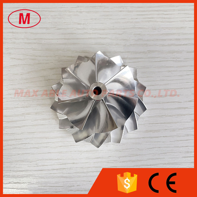 B03G reverse 54.87/70.98mm 7+7 blades high performance turbocharger milling/aluminum 2618/billet compressor wheel