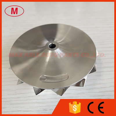 B03G reverse 54.87/70.98mm 7+7 blades high performance turbocharger milling/aluminum 2618/billet compressor wheel