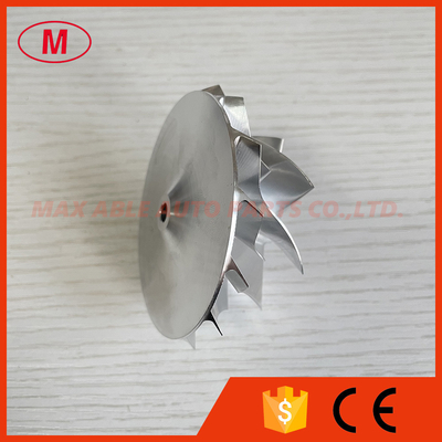 B03G reverse 54.87/70.98mm 7+7 blades high performance turbocharger milling/aluminum 2618/billet compressor wheel