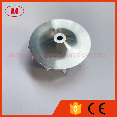 GT12 6+6 blades 34.10/46.00mm high performance turbo milling/aluminum 2618/billet compressor wheel