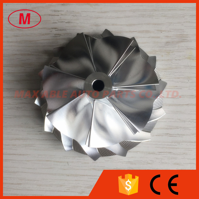 K16 57.00/71.00mm 7+7 blades high performance turbo billet/milling/aluminum 2618 compressor wheel