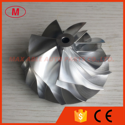 K16 57.00/71.00mm 7+7 blades high performance turbo billet/milling/aluminum 2618 compressor wheel