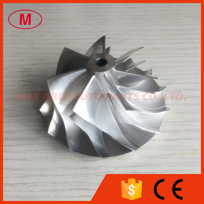 K16 54.20/68.00mm 7+7 blades high performance turbo billet/milling/aluminum 2024 compressor wheel