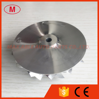 K16 54.20/68.00mm 7+7 blades high performance turbo billet/milling/aluminum 2024 compressor wheel